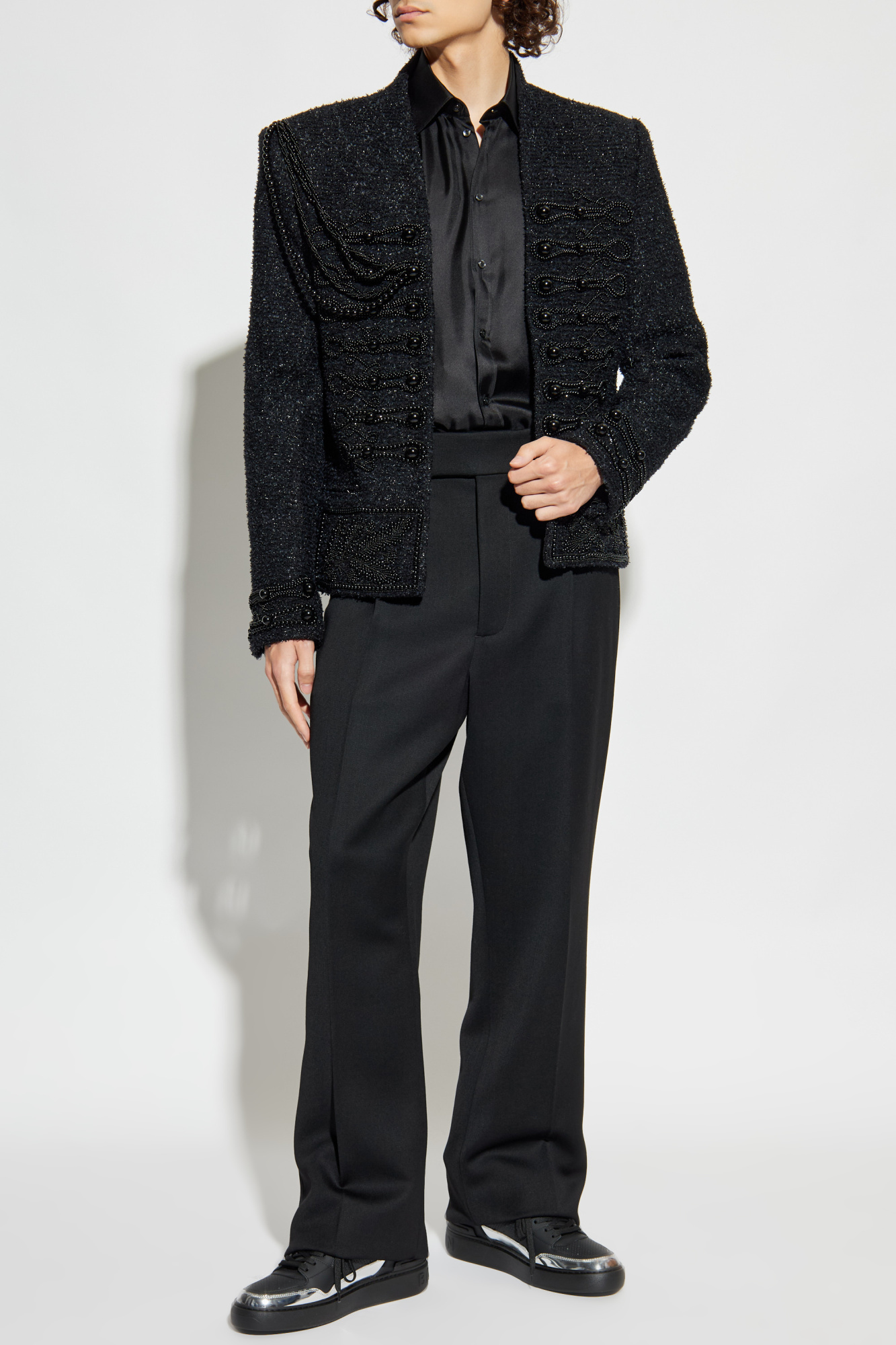 Black Tweed blazer Balmain - Vitkac AS